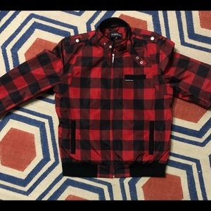 MEMBERS ONLY MEN'S BUFFALO PLAID ICONIC RACER JACKET